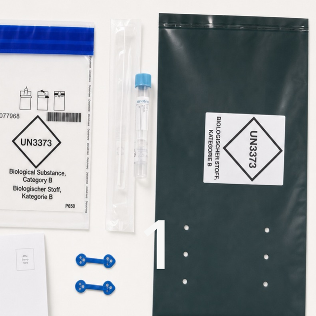 ASS-100-Gentest Schritt 1: Testkit vorbereiten oder aktivieren
