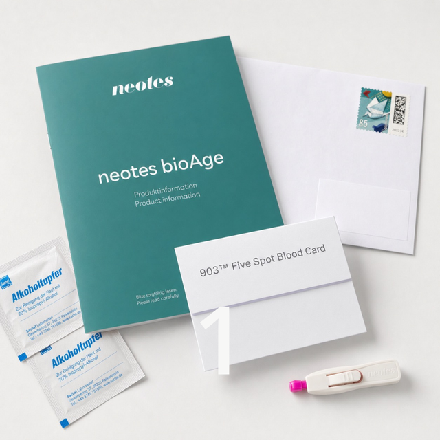 bioAge Test step 1: prepare or activate the test kit