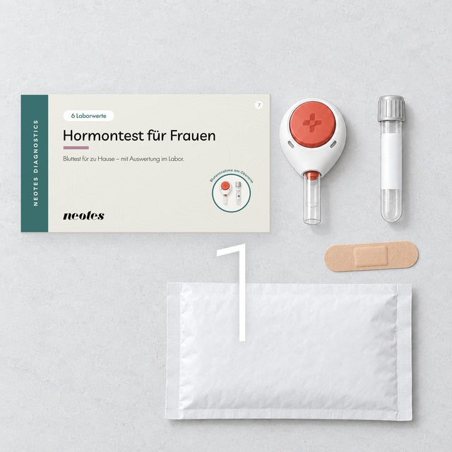 Hormone Test step 1: prepare or activate the test kit
