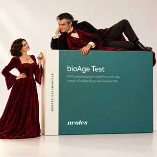 bioAge Test – neotes Halloween 2026 mit Vampirmotiv