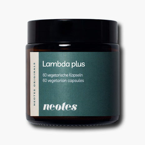 Lambda plus Kapseln von neotes als Produktfoto