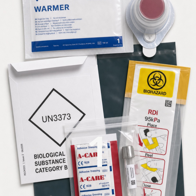 Metabolome Test step 1: prepare or activate the test kit