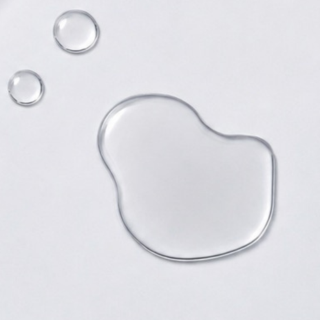 Clear liquid from neotes zinc drops in close-up