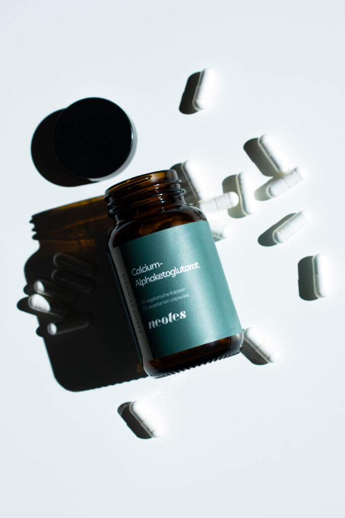 Calcium-Alphaketoglutarat-Kapseln-Schatten