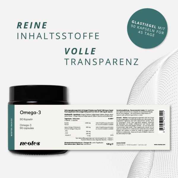 Omega3-Etikett