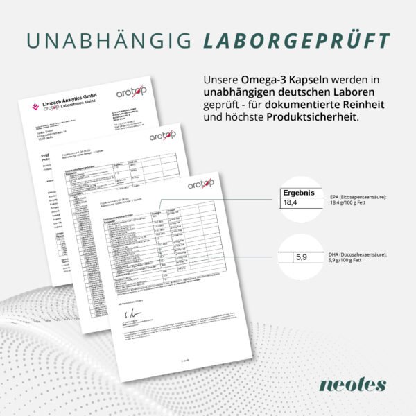 Omega3-Laborzertifikat
